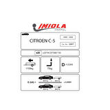 Hakpol - Citroen C-5 Hatchback 2000-2004 arası Çeki demiri